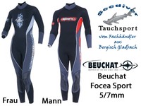 Beuchat Mono Forcea Sport für die Frau oder den Mann, versch. Größen AUSVERKAUF