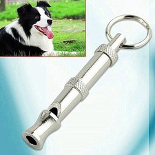 Pet Training Adjustable Whistle UltraSonic Sound with Keychain for Dog F5
