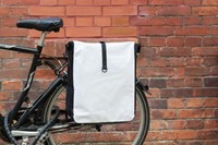 Packtasche Fahrradtasche Gepäcktasche Satteltasche LKW Plane NEUES MODELL Weiß