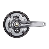 Shimano FC-M4050 Alivio Kurbel OHNE Lager 3*9, 40/30/22, 175 mm, silber, KSS NEU