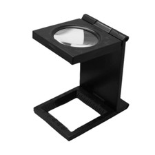 New 5X Fold Stand Scale Fabric Cloth Jeweler Magnifier Magnifing Glass Loupe