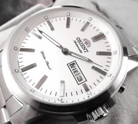 ORIENT HERREN AUTOMATIK SKELETON DATE UHR FEM7J005W9 WHITESILVER NEU OVP UVP352€