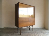 Exklusive Palisander Vitrine Highboard Sideboard Cabinet 60er 60s 70er Rosewood