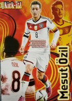 Mesut Özil Poster im Arsenal London DFB Deutschland Trikot A3 EM Euro 2016 NEU!