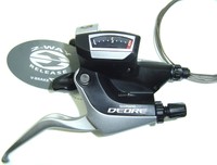 Shimano Deore Schalt-Brems-Hebel ST-M590 9-fach schwarz silber  NEU 