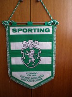 großer Wimpel * Sporting Lissabon * Fußball Portugal Bayer Leverkusen DFB