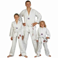 Taekwondo Anzug TO START weiß Gr. 90-200 mit Weißgurt,Dobok Wettkampf WTF Kinder