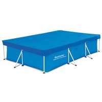 BESTWAY 58107 Abdeckplane für Frame Pool 400x211cm Poolabdeckung Plane Plansch