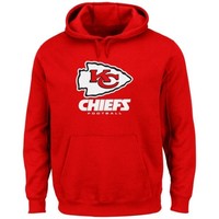 NFL Sweater Hoody/Hoodie/Kaputzenpullover KANSAS CITY CHIEFS Victory VIII rot UK