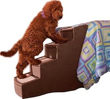 30" High Tall Pet Dog Cat Steps Stairs Ladder Ramp Bed Climb Step Helper New