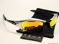 OAKLEY SPLICE FMJ BLACK FIRE SONNENBRILLE BADMAN JULIET ROMEO PIT BOSS PLATE M2