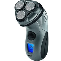 LUXUS AEG ELEKTRISCHER RASIER-APPARAT HERREN-RASIERER BART-SCHNEIDER ANTHRAZIT
