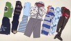 Lot of 11 Carter's Boys 6 Months Footed Fleece Pajamas Fleece Outfit Pants Shirt