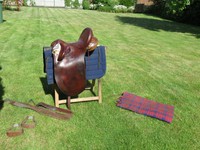 Syd Hill Stocksattel Suprema Bushmaster Poley   mit passenden Zubehör