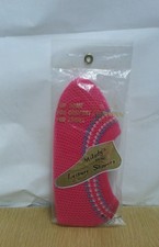 Vintage Pink Milady Leisure Slippers One Size Fits All New In Pkg Nip 100% Nylon