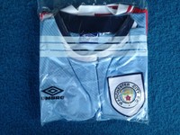 MANCHESTER CITY Trikot shirt camiseta 90´S OFFICIAL UMBRO SIZE XL