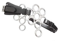 RHRH Hackamore Zilco FLOWER Biothane Edelstahl Glücksrad Gebisslos  