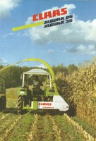CLAAS JAGUAR 25/35  1 x ORIGINAL CLAAS JAGUAR 25/35 Prospekt von 3.1991 sehr alt