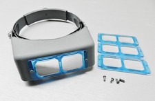 Headband Magnifier Jewelry Visor 4 Multi Lens Glasses Head Visor Loupe Binocular