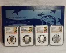New listing
2014 50th Anniversary Kennedy Half-Dollar Silver Coin Collection – Ngc Set - Ogp