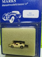 75N Marks Modell Spur N - 0631 Ford GT 40 cremeweiß - top in OVP