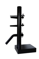 Wing Chun Wooden Dummy Closed Base Black Color