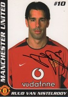 Ruud Van Nistelrooy Autogramm 10x15 cm Postkarte