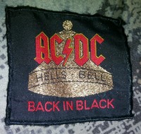 AC / DC Patch rare metallica kiss iron maiden running wild acdc hell wacken