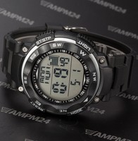 Herrenuhr Digital Quarz Sport Alarm Countdown 2 LCD-Anzeige Herren Uhr PHN032 D