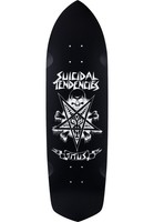 Titus Pentagram Suicidal Collabo, Skateboard-Deck, Shaped-Deck inkl. Griptape