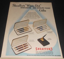 New listing
1948 Shaeffer's 'White Dot' Pen/Pencil gifts vintage print Ad~3 sets/1 desk