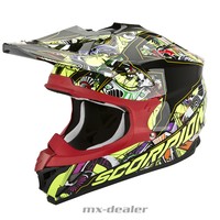 Scorpion VX-15 EVO Vector schwarz multi Helm Crosshelm MX Motocross S M L XL