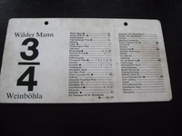 alte DDR Straßenbahn Schild Dresden Linie 3/4 Wilder Mann Weinböhla