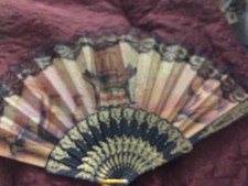 Egyptian Pharaoh Hand Fan Folding