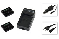 2x PATONA Premium Akku Batterie + Ladegerät 1250mAh für Lumix DMC-TZ61 DMC-TZ41