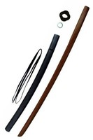 Bokken + Plastikscheide und Hüftschnur. ca.100cm, Roteiche. Kendo, Kung Fu, usw.