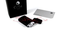 COLIBRI FEUERZEUG LIGHTER JET FLAME LACK SCHWARZ CHROM POLIERT NEU