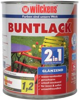 Wilckens 2in1 BUNTLACK 12 Farben 375ml o. 750ml RAL Farbtöne