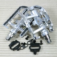 M-Wave Duo Pedal 3 Kombipedal mit Klick Seite SPD kompatibel und Non Slip Seite