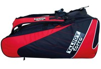 Talbot Torro Racketbag - Badminton Tasche rot/schwarz - No. 449215 