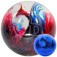 Bowling Ball Columbia 300 White Dot Patriot Sparkle 6-15 lbs, Bowlingkugel