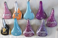 BMX,kinder,Jugend Gepolstert Fahrrad Sattel, Entfernungsmesser Farben,Mit