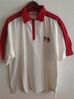 Basketball T-Shirt rot weiss Gr. L D.Christopher American Vintage