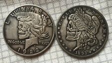Rare 1922-1893 Silver Clad Coin- Peace Liberty Morgan Toned Dollar- Most Popular