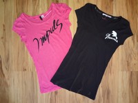 Pin Up*2 X SKATER IMPULS BEAVER Girlie SURF SHIRT TOP*ROCKABILLY*H&M DIVIDED*XS*