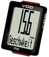 VDO FAHRRADTACHO M2 WL BLACKLINE 30023 MOD. 2016 ANALOG-FUNK-FAHRRADCOMPUTER
