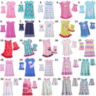 Girl 2T-7 and 18" doll matching nightgown pajamas fit Dollie Me & American Girl