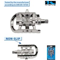 Fahrradpedal Kombipedal M-Wave für normale und Klick-Schuhe