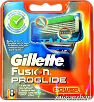 8 Klingen Gillette Fusion PROGLIDE  POWER 8er Rasierklingen Neu 