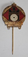 Anstecknadel Abzeichen Ehrennadel Gold Deutscher Schützenbund Luftgewehr
